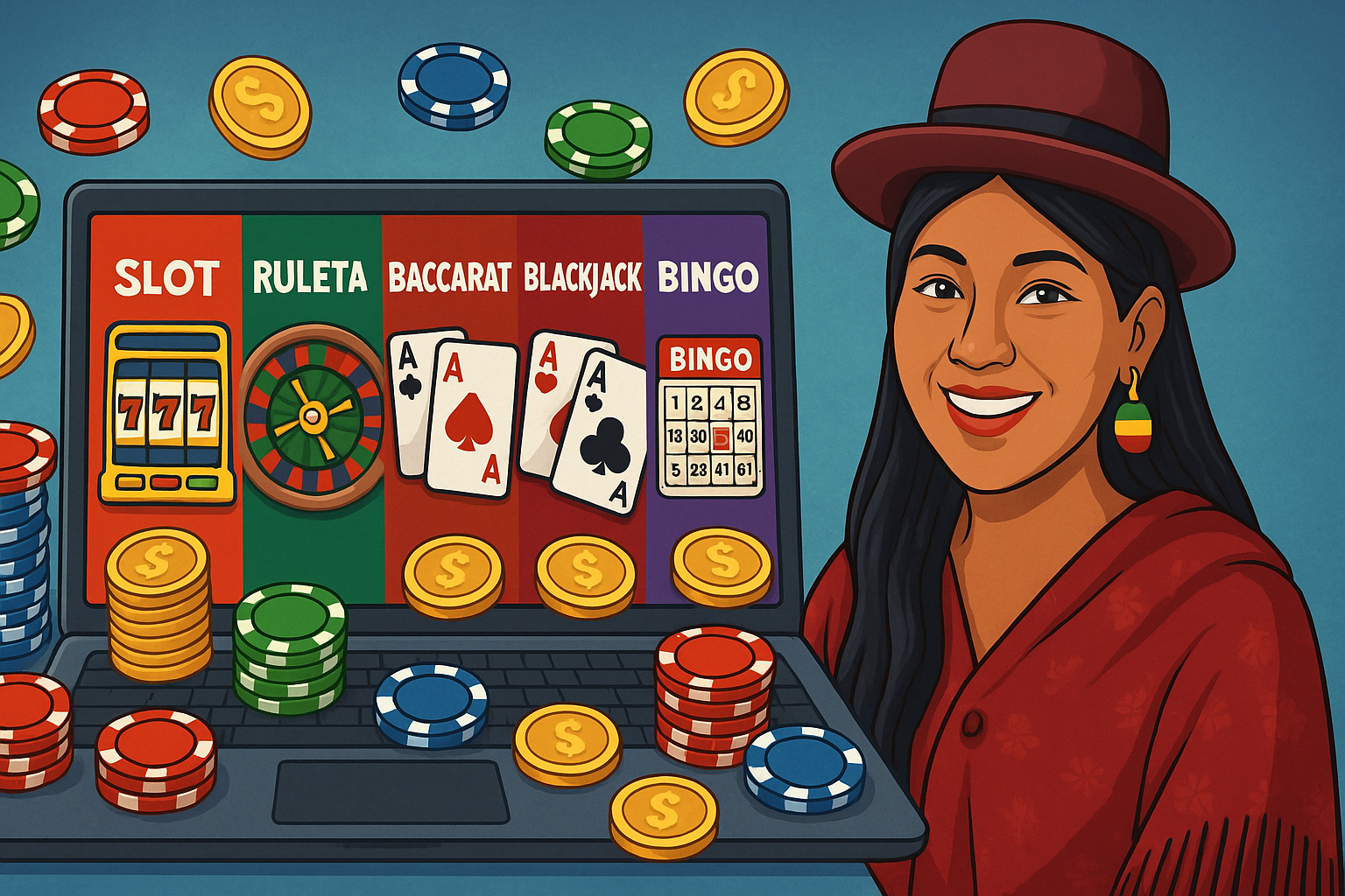 5 juegos de casino online que más pagan en Bolivia
